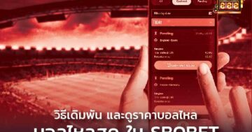 ราคาบอลไหล sbobet